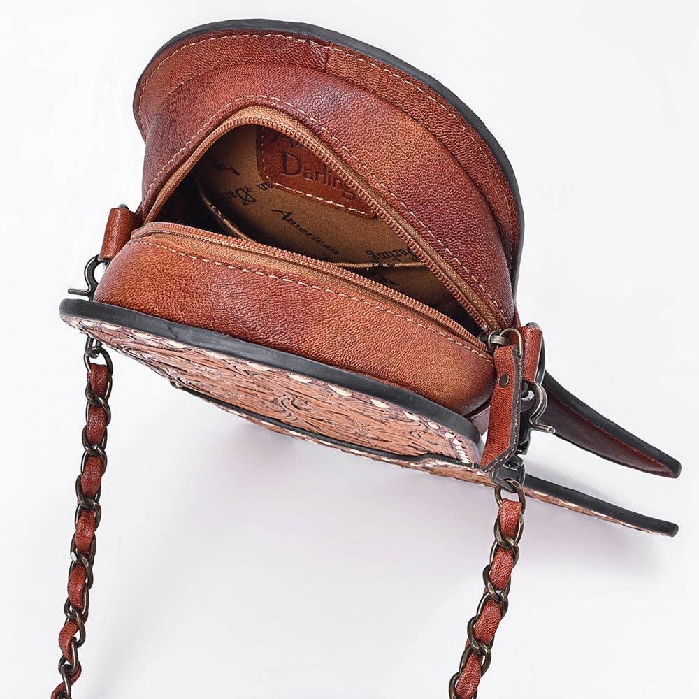 American Darling Floral Leather Crossbody Bag - Picture 4 of 6